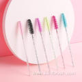 Disposable Mini Crystal Curved Spoolie Mascara Brush